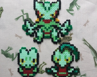 Pokemon Perler - Treecko line
