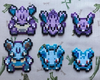 Pokemon Perler - Nidoran line