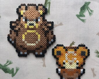 Pokemon Perler - Teddiursa line