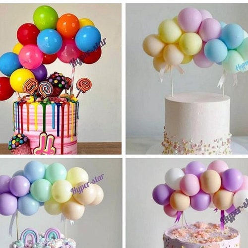 DIY Confetti Balloon Cake Topper Birthday Confetti Party - Etsy