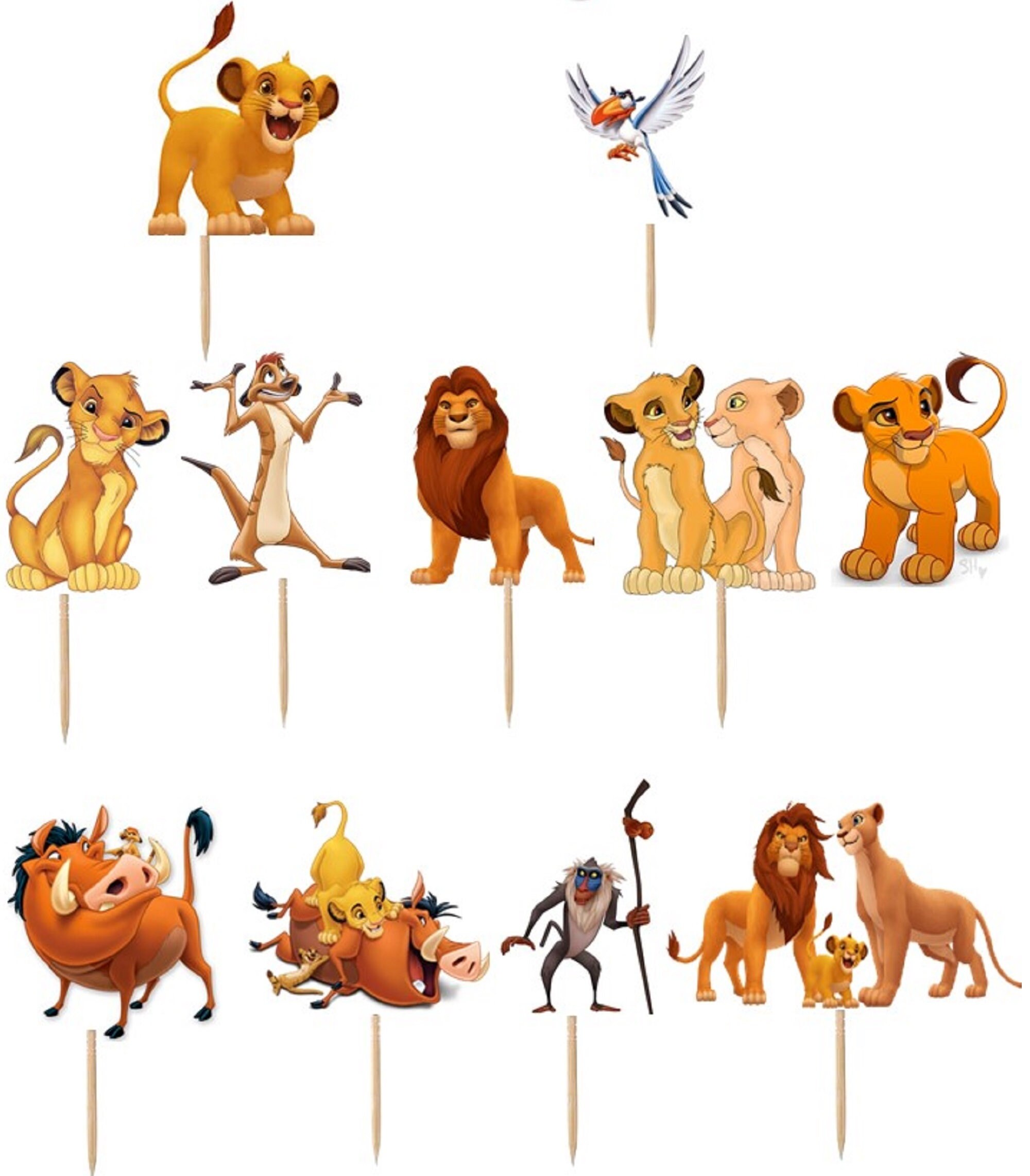 Lion King Cupcake Toppers Off 70 Canerofset Com