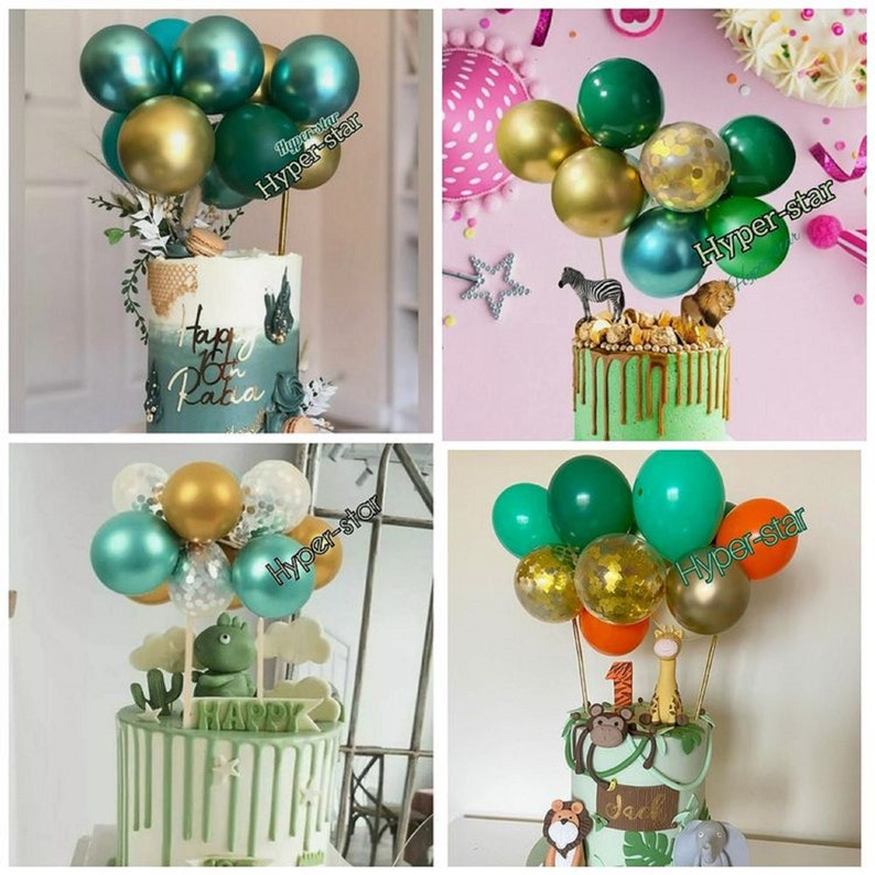 DIY Confetti Balloon Cake Topper Birthday Confetti Party Etsy UK