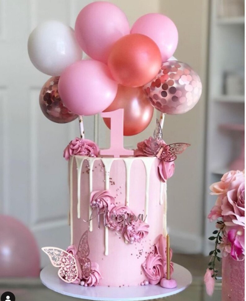 Balloon Cake Topper Cake Toppers Bunting Arch Balloon Etsy UK