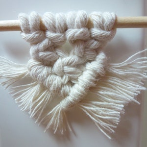 Aimant mini macramé image 5