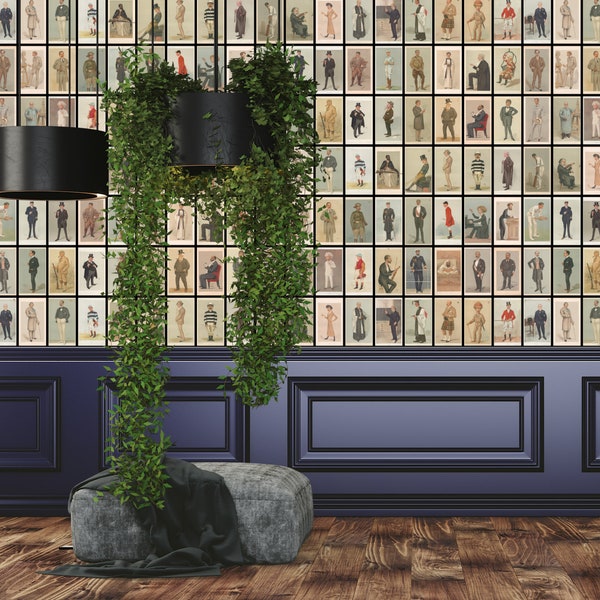 Masculine Wallpaper Etsy