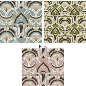 Winston Art Deco Fabric, Geometric Fabric, Graphic Fabric, Designer Fabric, Vintage Velvet Fabric, 1920's Fabric, Gatsby Fabric image 9