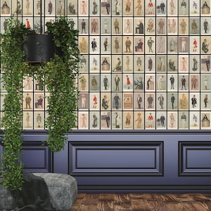 Vanity Fair Mens Wallpaper, Peel & Stick und Traditionelle Tapete, Maskuline Tapete, Büro Tapete, Stilvolle Herren Tapete