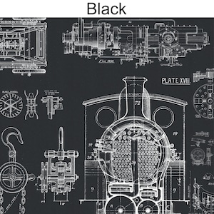 Blueprint-Tapete, Schälen und Aufkleben und traditionelle Tapete, Büro-Tapete, aktuelles Wandbild, Mechanische Tapete, Auto-Tapete Bild 5