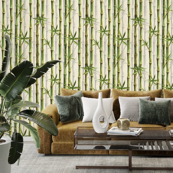 Bambustapete, Orientalische Tapete, Chinoiserie Tapete, Peel & Stick und  Traditionelle Tapete - Etsy.de