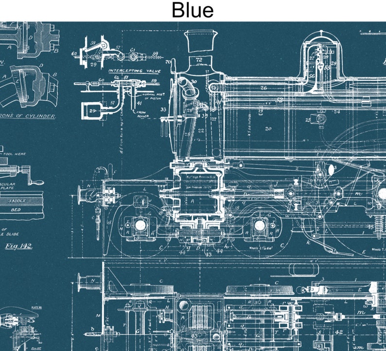 Blueprint-Tapete, Schälen und Aufkleben und traditionelle Tapete, Büro-Tapete, aktuelles Wandbild, Mechanische Tapete, Auto-Tapete Bild 4