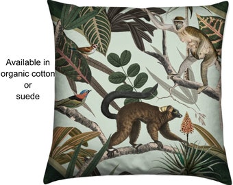 Monkey Face Design Mushcush Oval Round Cushion Great Gift Idea Novelty