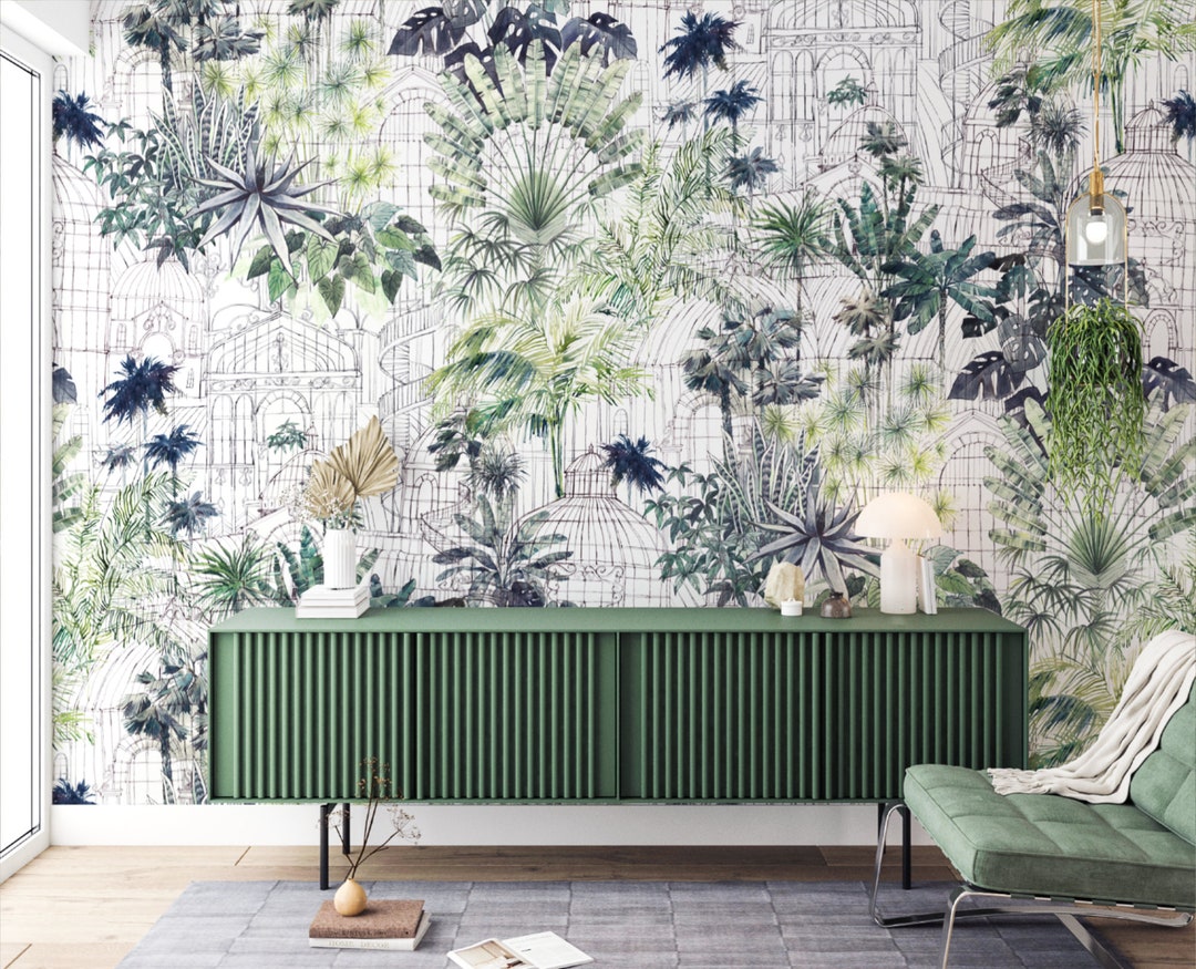 The Palm House at Kew Wallpaper Mural Peel & Stick and Etsy
