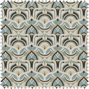 Winston Art Deco Fabric, Geometric Fabric, Graphic Fabric, Designer Fabric, Vintage Velvet Fabric, 1920&#39;s Fabric, Gatsby Fabric