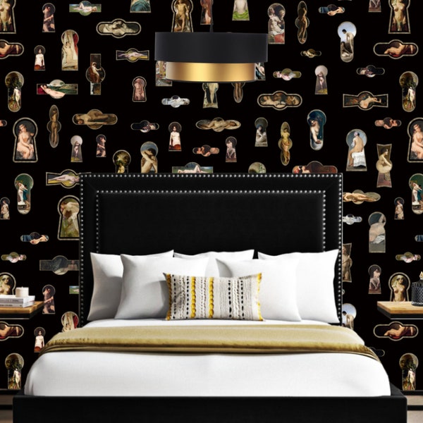 Peel and Stick Wallpaper Nudes Etsy