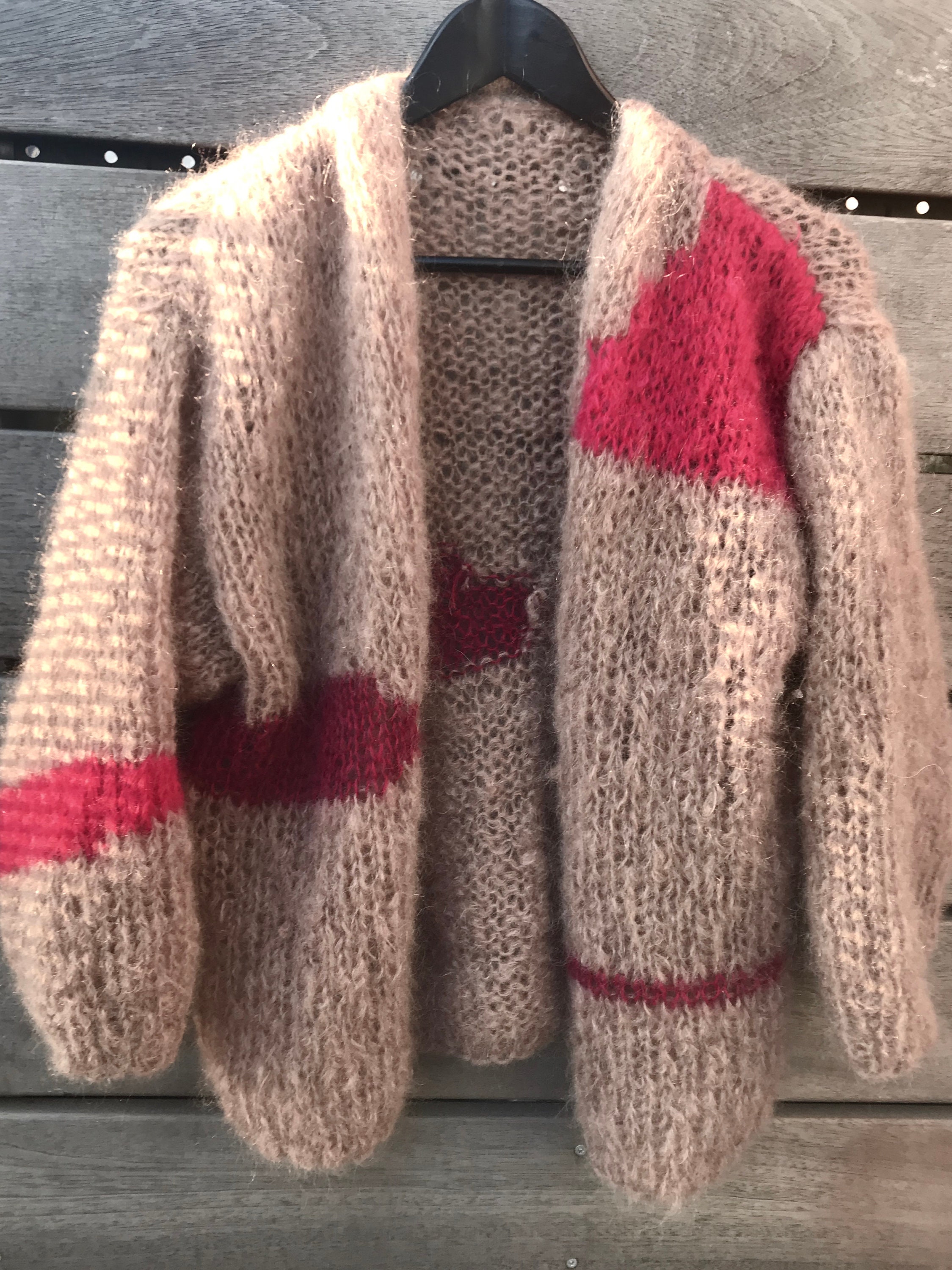 Big Fluffy Cardigan - Etsy UK