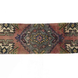 lumbar pillow cover - throw pillow cover - turkish rug pillow - handmade pillow - couch pillow - boho decoration - 11.8 x 34.2 inch pillow