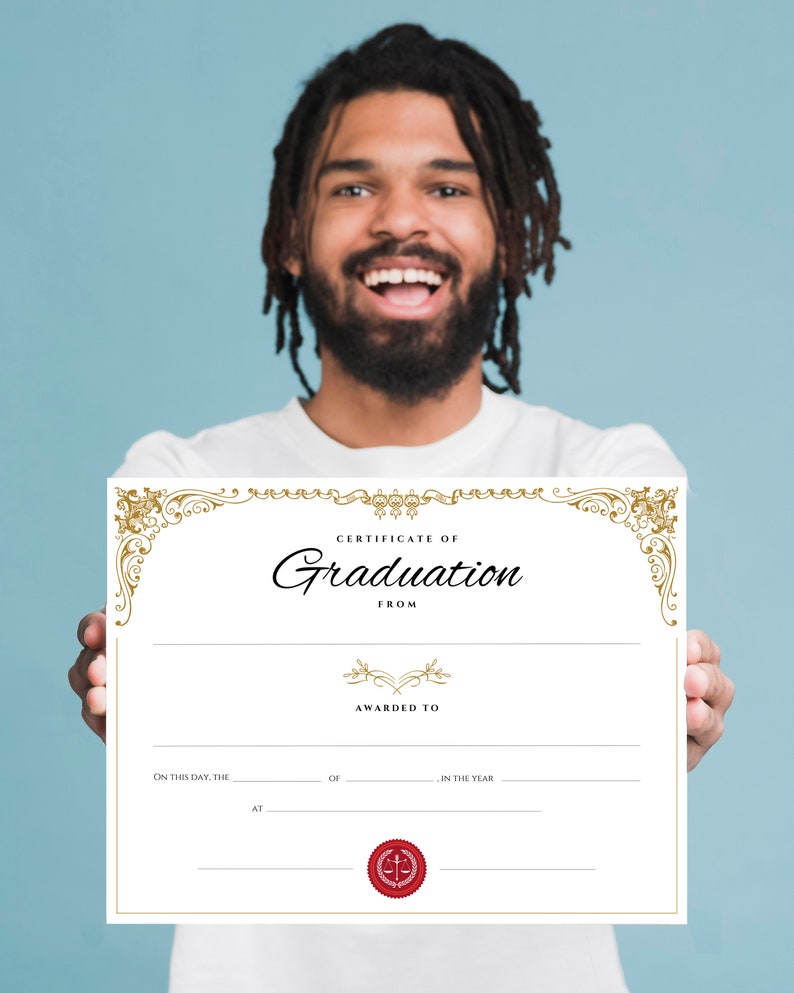 High School Diploma, Homeschool Diploma, Diploma Template, Certificate