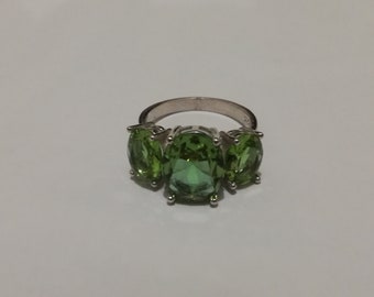 Handmade Zultanite ,Ring,Special Model,Color Changing,turkish Diaspore,White Gold Plated,Wedding jewelry