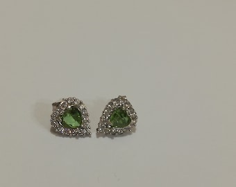Dainty Sultanite Earrings, Color Changing Turkish Diaspore Studs, Sterling Silver Minimalist Earrings, Cushion Cut Gemstone Jewelry Gift