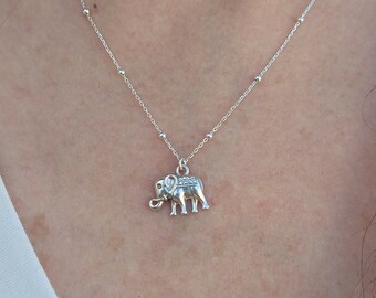 Elephant  Necklace, Elephant Gifts For Women, Elephant Charm Necklace, Baby Animal Necklace, Layering Necklace