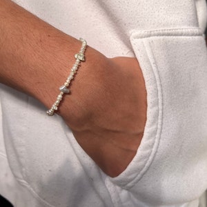 Pearl Bracelet Men, Bracelet for men, Mens Jewelry, Freshwater Pearls Bracelet, Men Beaded Bracelet, Men Gift