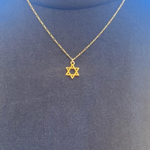 Magen David Necklace, Star Of David Necklace Men&#39;s, Jewish Gift For Men, Jewish Star Necklace For Men, Dainty Star Of David Necklace.