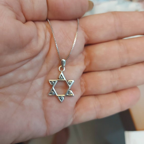 Etsy star of david deals necklace