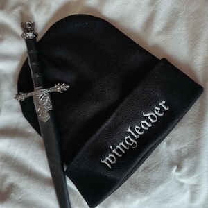 Wing Leader Xaden Riorson Fourth Wing Embroidered Hat Beanie