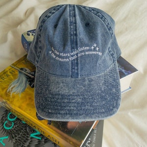 Vintage Embroidered Velaris ACOTAR Hat To the Stars Who Listen SJM Merch