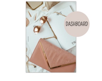 Dashboard I minimal Dashboard - luxurious dashboard | A5 | fashion dashboard