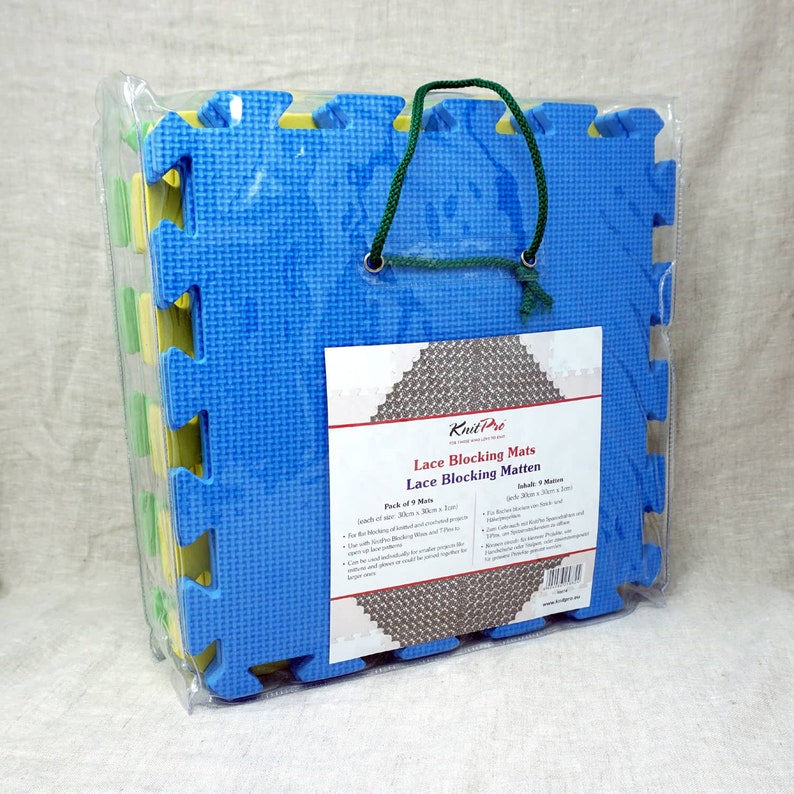 Knitpro Lace Blocking Mats pack of 9 Etsy
