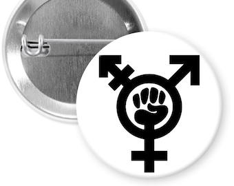 Transgender Feminism 1.5-inch pinback button