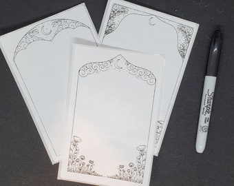 Author Signature Bookplates (packages of 20/50/100) – Mystical Borders, 3 designs to choose from - Author Swag