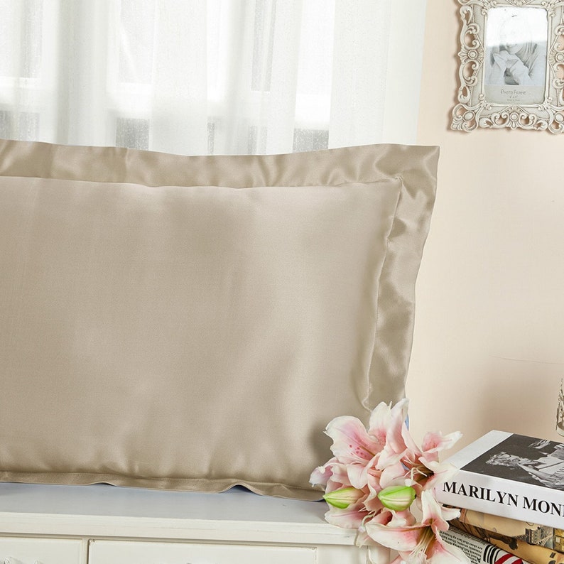 100 Mulberry Silk Pillowcase Oxford 50x75cm 19momme both Etsy