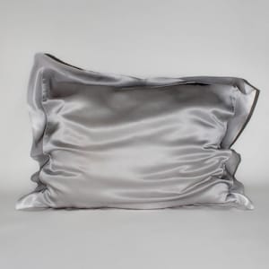 100% moerbeizijde kussensloop voor haar en huid Oxford-envelop 50 x 75 19 mmme Charmeuse puur zacht natuurlijk organisch luxe kussensloophoes UK