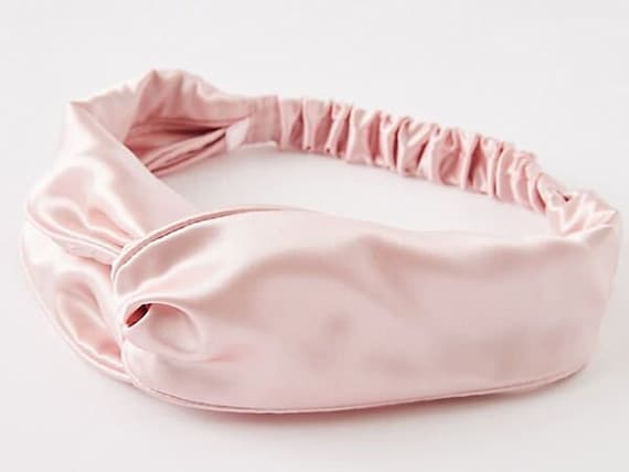 Headband 100% Mulberry Silk 22momme Hair Head Band Wrap  display picture 1
