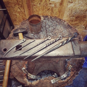 Hand Forged Marlin Spike Set/Hand Forged Multipurpose Tool/Hand Forged Spikes