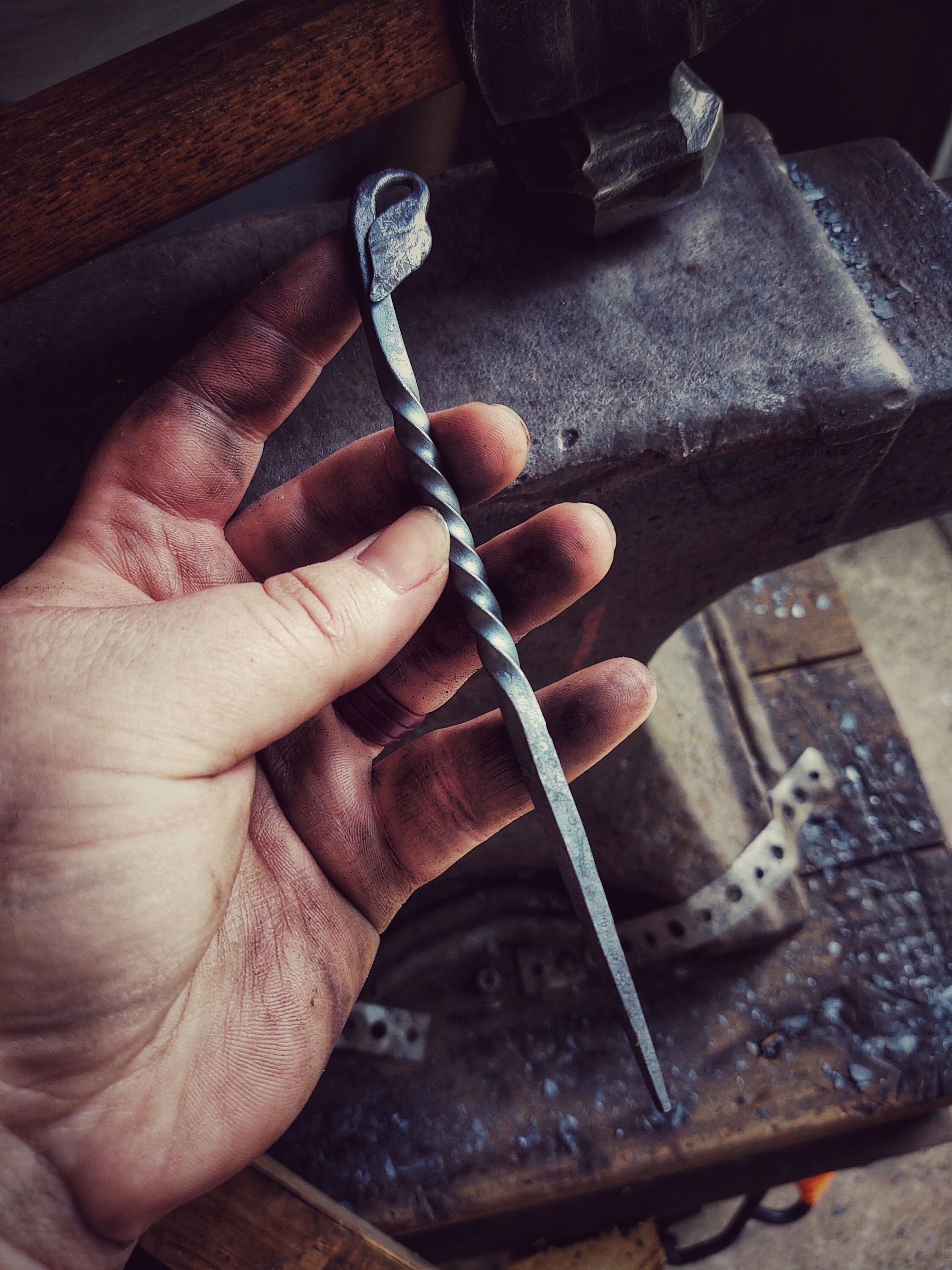 Hand Hair Stick/hand Hair Pin/light Weight Hair Etsy