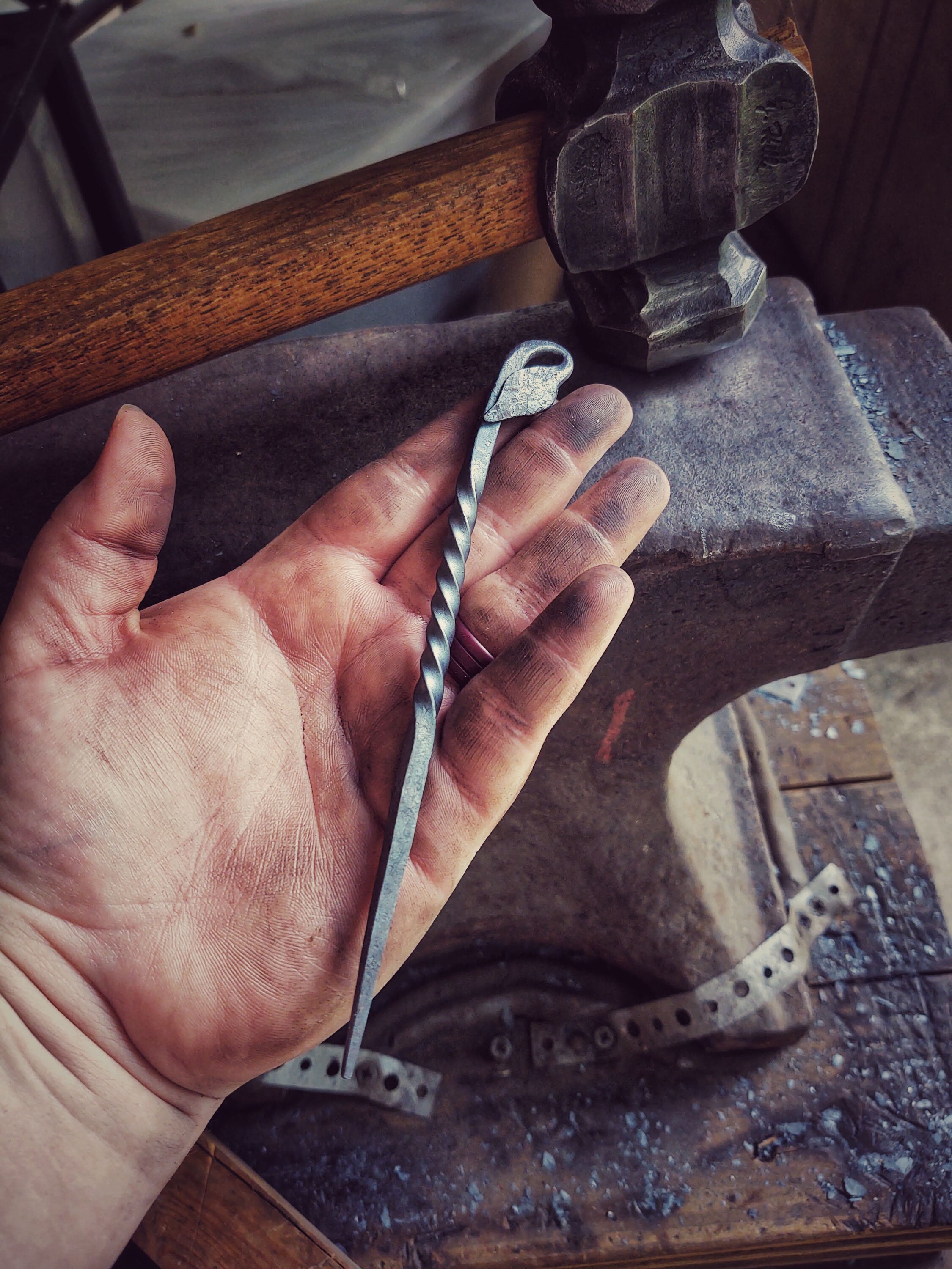 Hand Hair Stick/hand Hair Pin/light Weight Hair Etsy