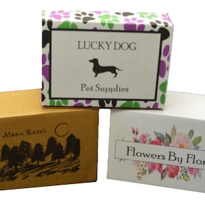 6x4x2 White Customizable Mailer Cardboard Shipping Boxes Packing Box