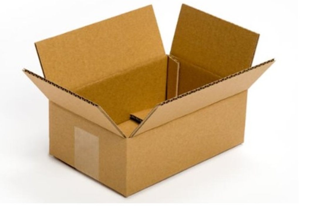 100 Pack Of 7x7x4 Inch Cardboard Shipping Boxes - Small Moving, Packing & Mailing Boxes