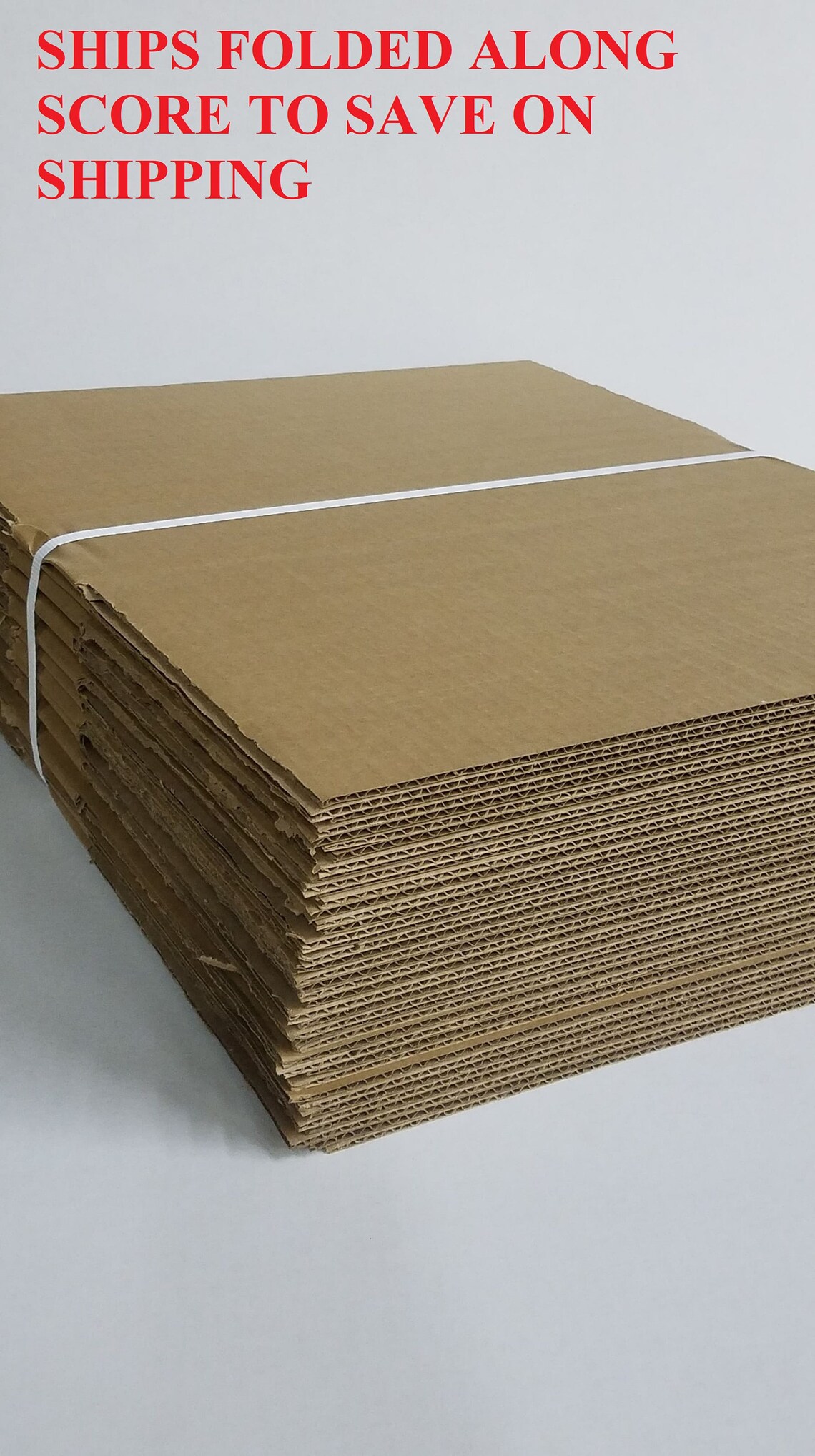 20204 Flat Corrugated Cardboard Box 20 L X 20 W X Etsy