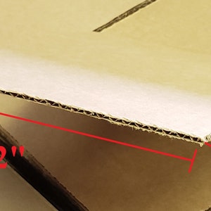 50 Pack Corrugated Cardboard Sheets 6x9, Flat Packaging Inserts for Packing,  Shipping, Mailing (2mm Thick) 
