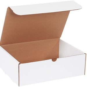 12x9x4 Plain White Mailer Cardboard Shipping Boxes Packing Box