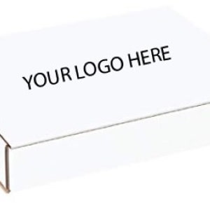11-1 / 8 x 8-3 / 4 x 2 Custom Printed White Mailer Cardboard Shipping Boxes Packing Box Album Mailer 200pk
