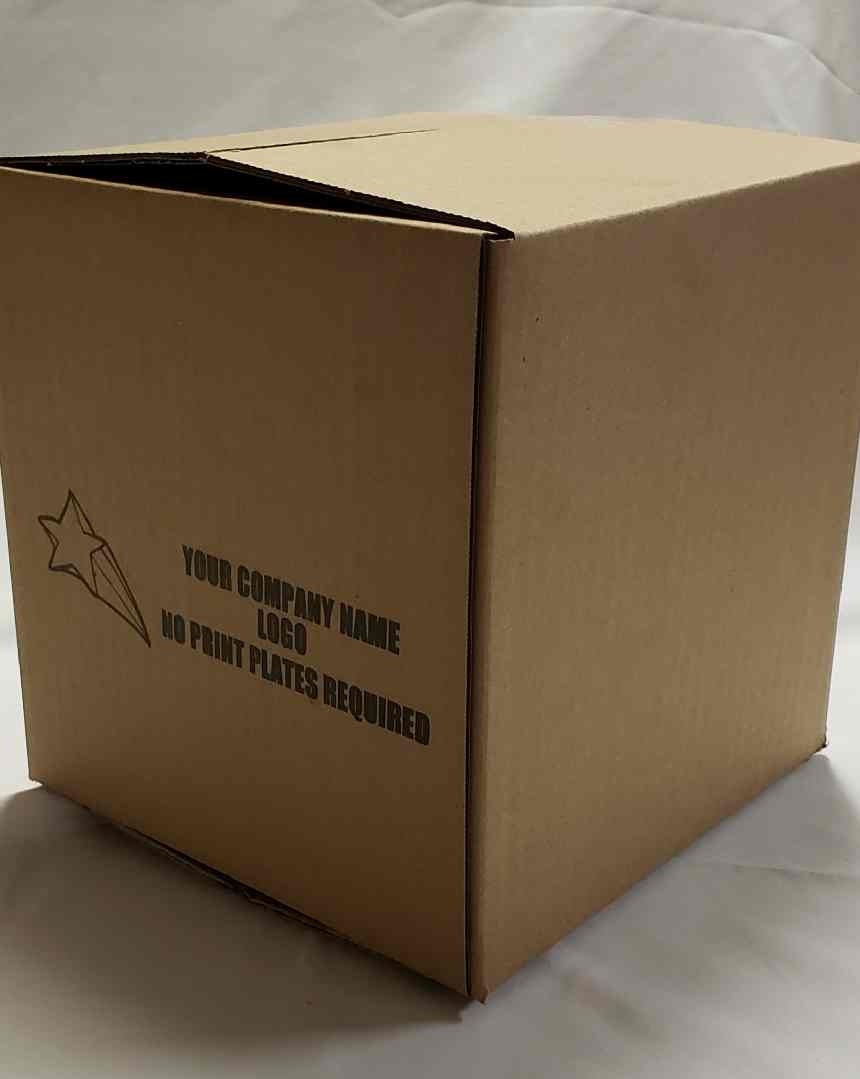100 8x6x4 Custom Printed Cardboard Shipping Boxes Cartons Packing Moving Mailing Box