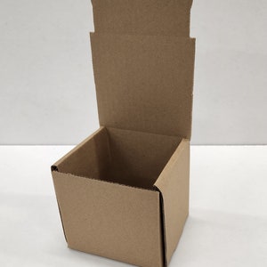 4x4x4 Kraft Mailer Plain Kraft Cardboard Shipping Boxes Cartons Packing Box