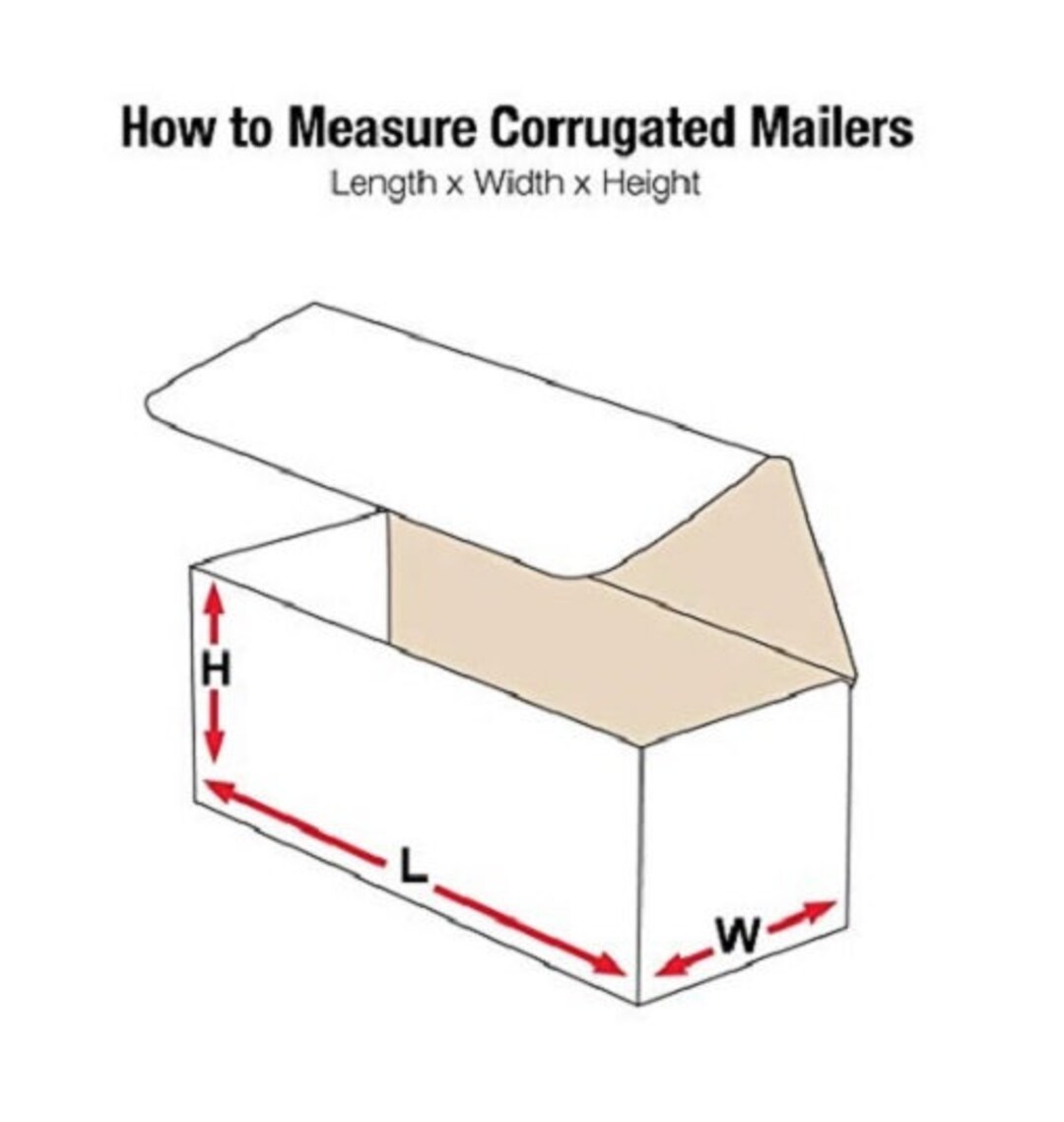 Email Box Pick Pick Your Size Mailer Box Carton Shipping Box, All Prices Quoted 50pcs ...