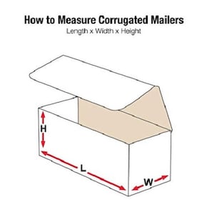 Pick your size mailer box carton shipping box, all prices quoted 50pcs 3" thru 6" length cartons