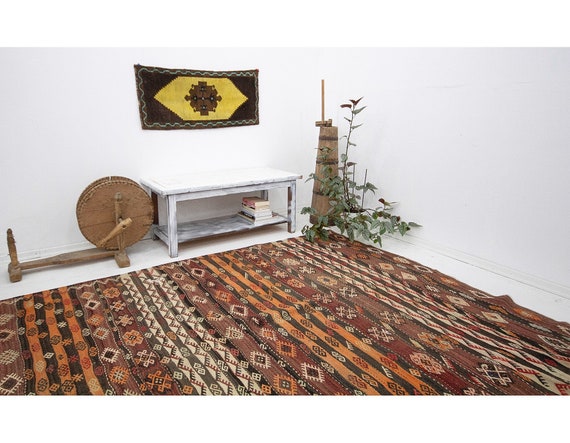 ヴィンテージキリムラグ オールドキリム ペルシャ絨毯 ヴィンテージラグ カーペット 敷物